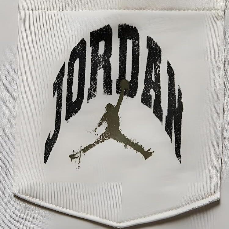Jordan T Shirts Men's White Crew Neck Moderate Straight Fit HV4568-133