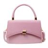 Fashion Contrasting Color Portable Underarm Bag Women's 2025 Spring New Fashion Commuter Bag Versatile Single Shoulder Messenger Small Square Bag