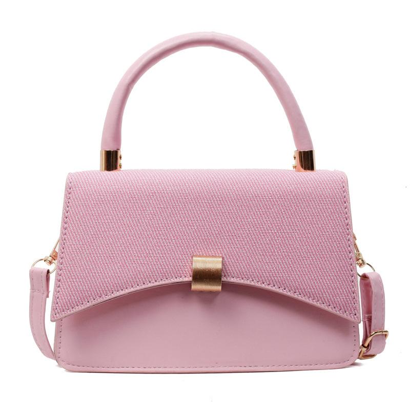Fashion contrasting color portable underarm bag women's 2025 spring new fashion commuter bag versatile single shoulder messenger small square bag
