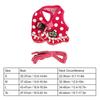 Soft Webbing Small Dog Vest Harness Pink Tone Pet Walking Harness  Pet Daily Outing