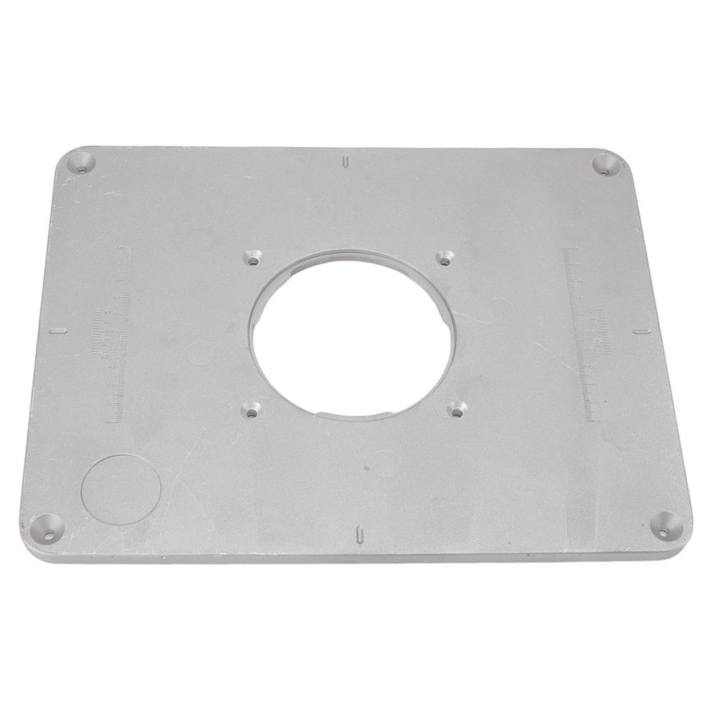 Frästisch Einlegeplatte Aluminiumlegierung 88 95mm Lochabstand 4 Löcher Oberfräse Klapptisch