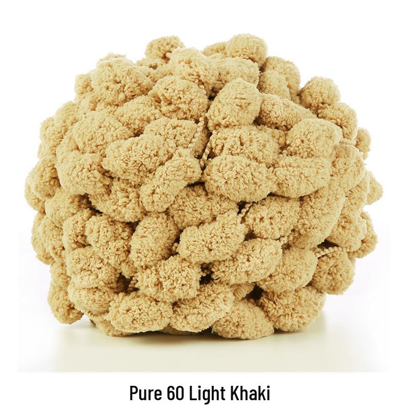 Bean Bean Hand-Knitted Thick Yarn Ball for DIY Projects: Large Ball for Carpets, Cushions, and Woven Blankets