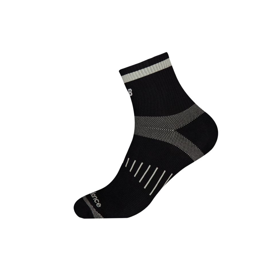 New Balance Ankle Socks Unisex 1 Pack Black LAS52437-BK L