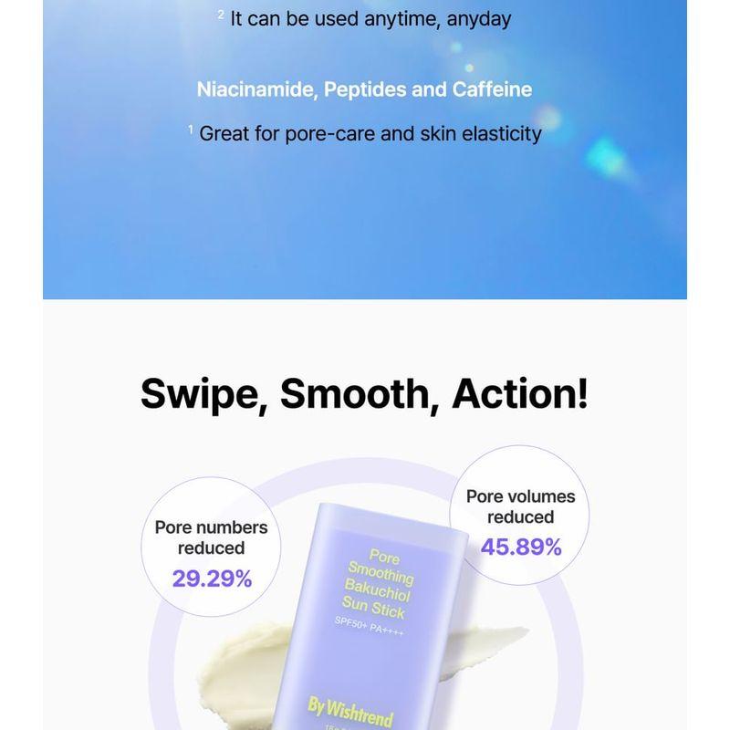 By Wishtrend - Pore Smoothing Bakuchiol Sun Stick