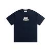 Spring and Summer New Crochet Letter Weaving Micro Label Pure Cotton Short Sleeved Couple T-shirt