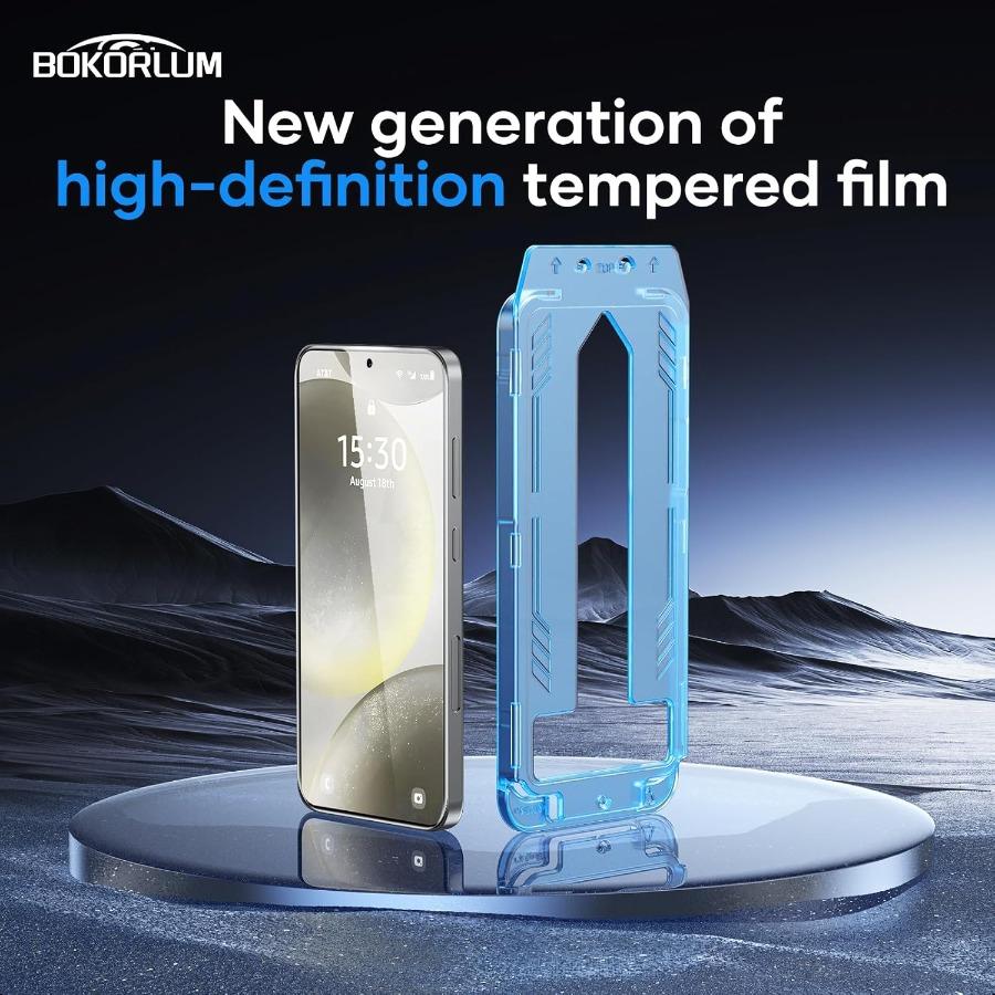 

2 шт. для Samsung Galaxy S25 Ultra Защитное стекло для экрана Матовое Военного класса Ударопрочное 9H+ Твердое Полное покрытие A United States