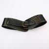 Retro Punk-stil perlebelte med uregelmessige maljer - Hot Girl Trend All-Match hult bredt belte