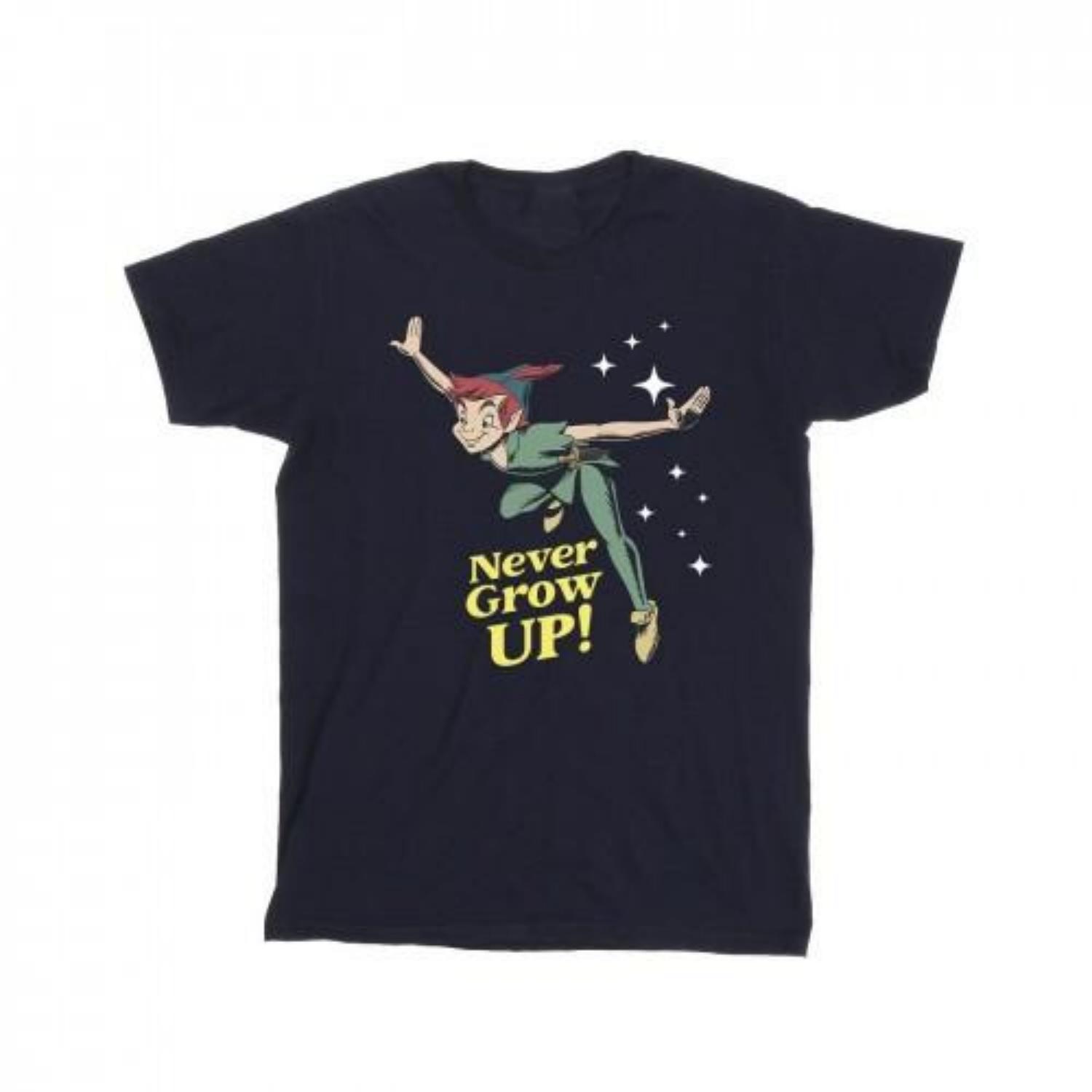 

Disney Mens Peter Pan Never Grow Up T-Shirt S разноцветный