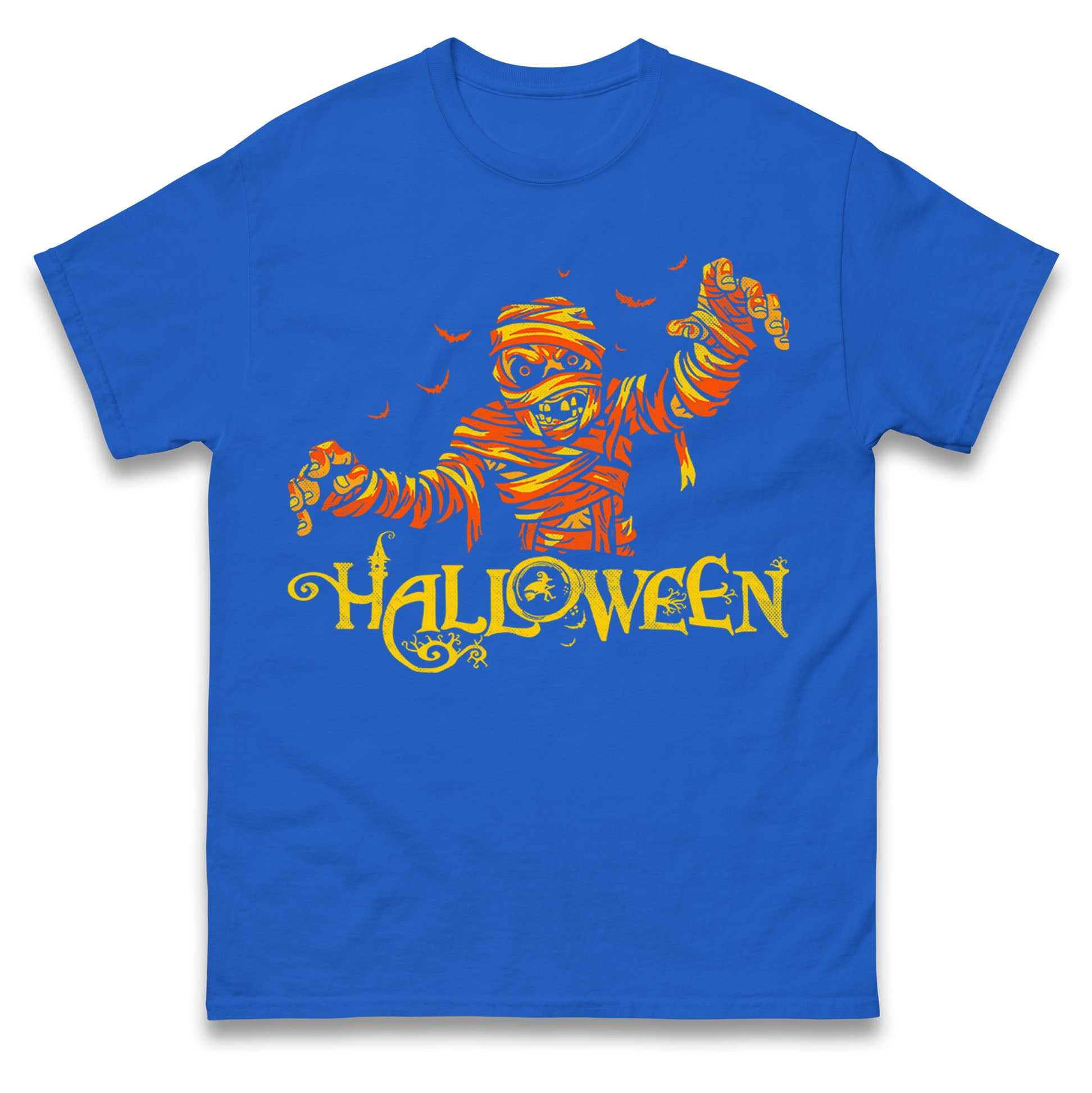 Scary Mummy Halloween Mens T Shirt Womens Tops Tees L