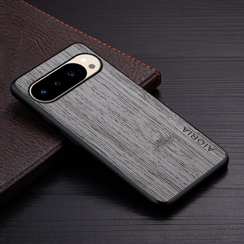 Custodia per telefono con texture bambù per Google Pixel 10 Pro XL e Pixel 9A