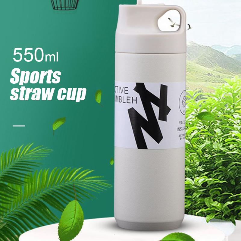 Suction Nozzle Sports Kettle Stainless Steel Thermos Cup Portable Suction Cup