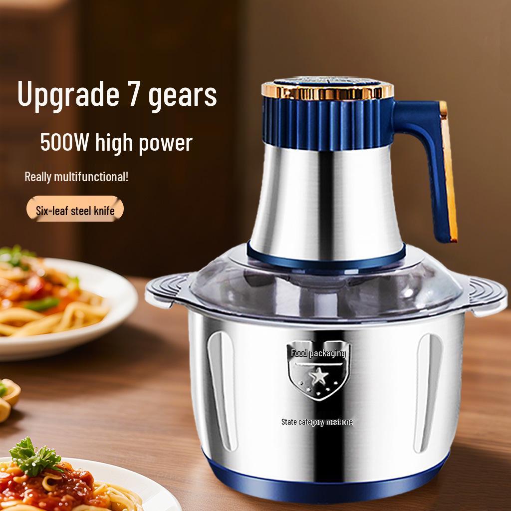Seven-Speed Stainless Steel Multifunctional Meat and Vegetable Chopper