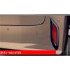 Car Bright Black Rear Tail Fog Light Lamp Frame Cover Trim For Toyota Alphard 40 Series 2025+ Car Accessories Parts
