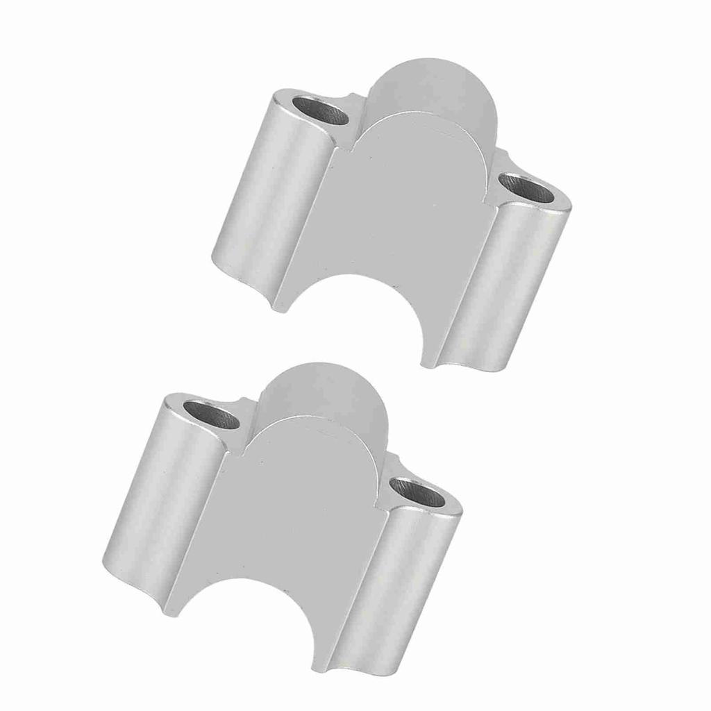 Aluminum Alloy Handbar Riser 7Celsius8 22mm Motorcycle Handbar Rising Clamp(Black)