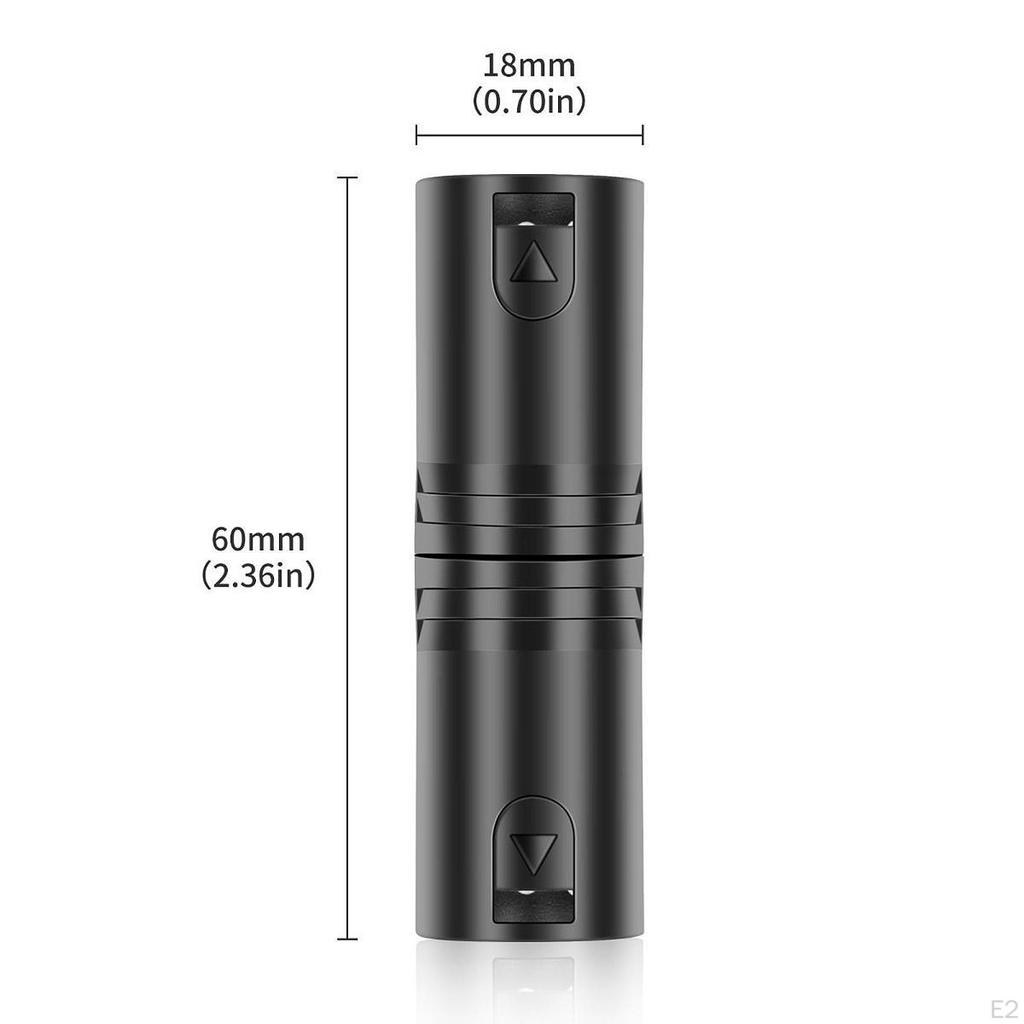 2Pcs XLR Male to Adapter 3 Pin Compact High Performance for Microphone Cable Sturdy