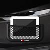 1Pcs Car Net Bag Phone Holder Storage Net Box Pocket Organizer for TRD Toyota GR Corolla Rav4 Auris Camry Yaris CHR Accessories