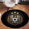 Bjk Fc (5) Round Office Rug Decorative Floor Rug for Office Bedroom Living Room and Home Space
