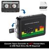 Lecteur de Cassette USB convertisseur de Bande en MP3, Lecteur de Musique Audio Portable Walkman Convertisseur de Cassette en M A2