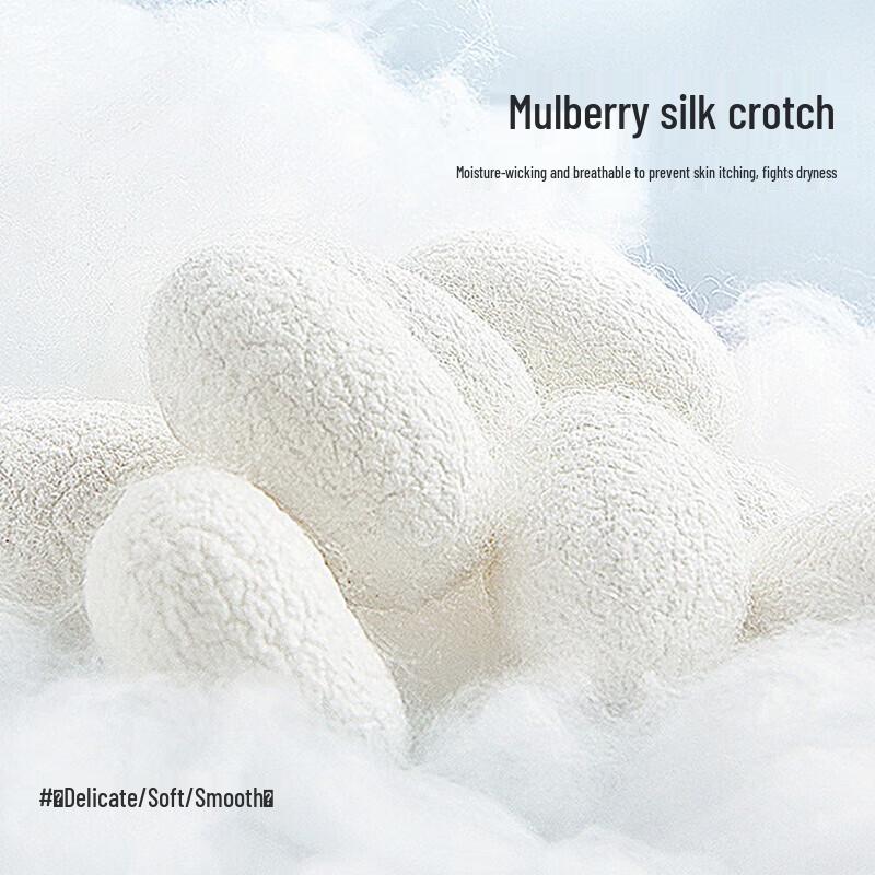 Yiershuang Women's 80-Count Modal Silk Antibacterial Seamless Briefs - 3-Pack Gift Box