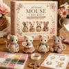 Kit per tessitura di perline dal design carino, perline minuscole, kit per arte con perline fatte a mano, set di ornamenti 3D con perline, per fare regali