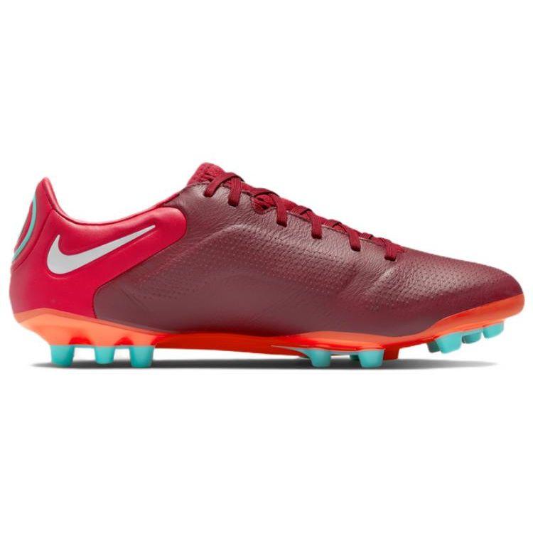 Nike Legend Essential Legend 9 Pro Lace AG (Rubber Short Stud) Slip Resistant Durable Support Soccer Shoes Men Soccer Shoes Red Orange DB0448-616