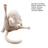 Licking Butt Cat Figurine Funny Resin Cat Statue Collectible Whimsical Kitty Ornament for Shelf Desk Decor Gift for Cat Lovers