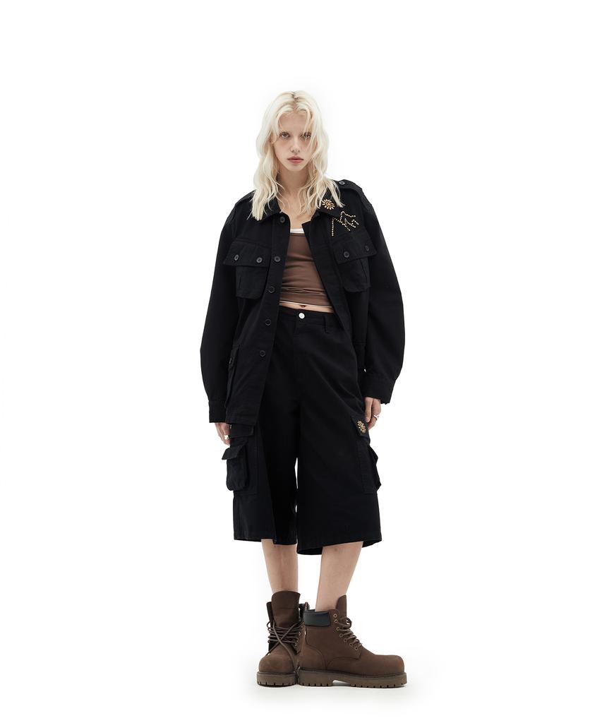 Defgarments Cotton Field Jacket [Black]