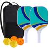Pickleball-Schläger 2er-Set, Fiberglas-Pickleball-Set mit Pickleball-Schlägern und Tragetasche, Pickleball-Geschenke für Anfänger, Pickleball-Schläger-Set