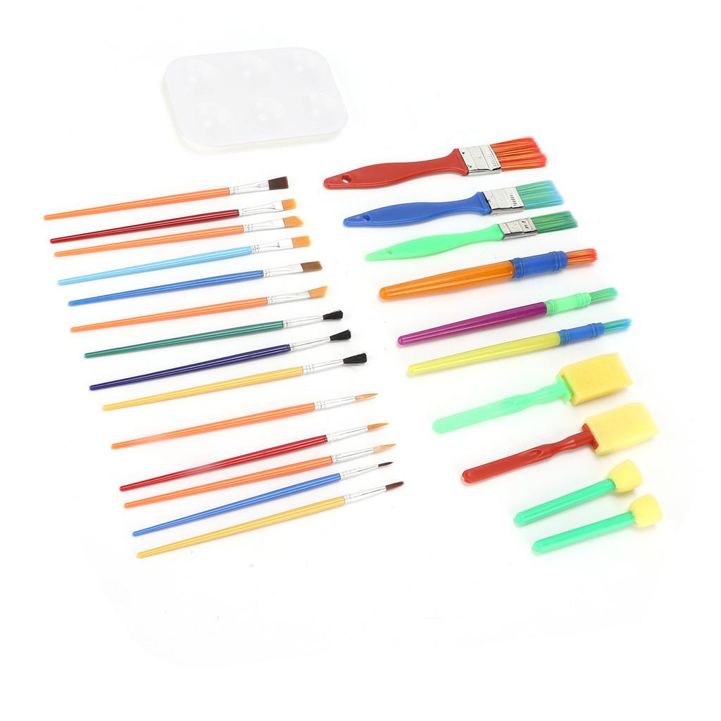 Painting Brush Set 20 Sizes Multifunctional Durable Portable Convenient Paintbrushes for Artist Students Kids