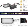 2X LED License Number Plate Light for FORD Tourneo Transit Connect Courier Custom XJ XF 2008-2015 Car Accessories