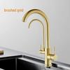 TLXT Deck Mounted Pull-Out Kitchen Faucet with Hot & Cold Water