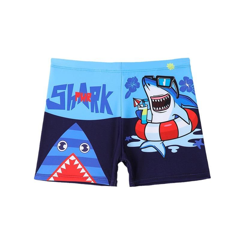 Baby Jungen Badehose mit Cartoon-Print und Schnürung