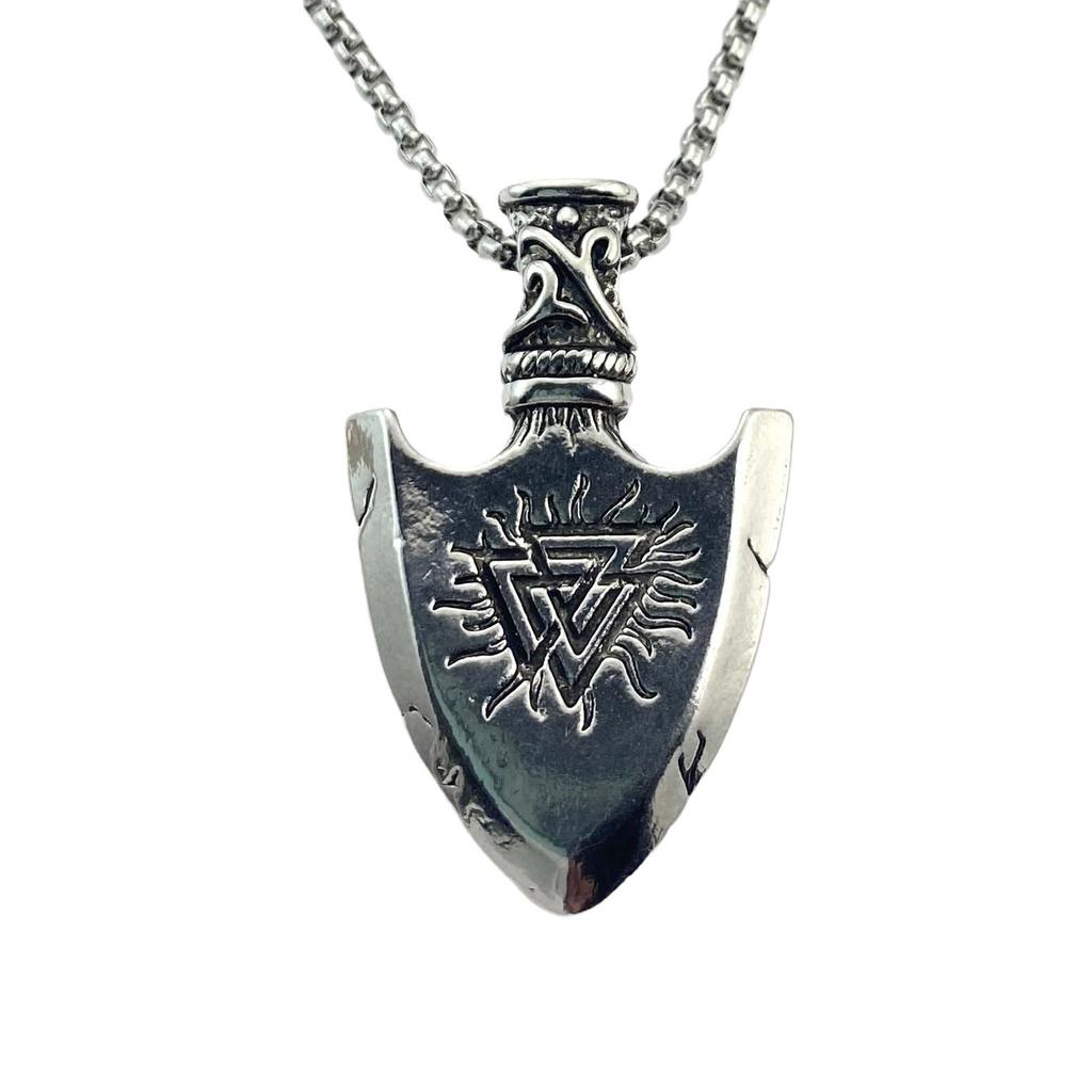 Necklace Retro Nordic Arrow Hip Hop Men's Trendy Pendant