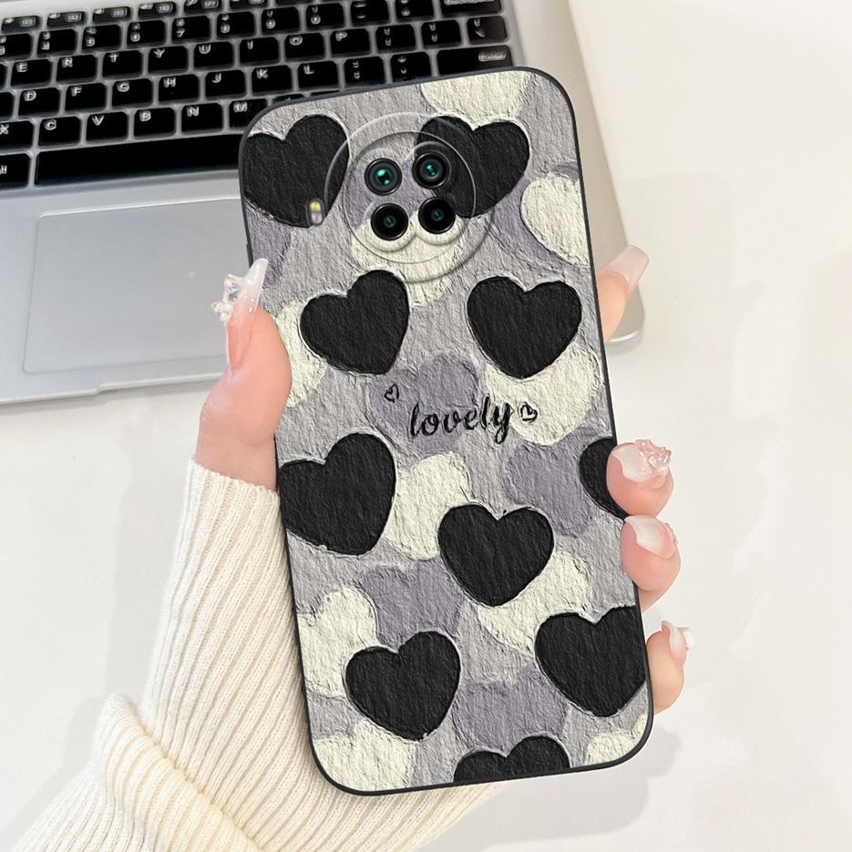 For Xiaomi Mi 10T Lite 5G Case Cute Cat Cartoon Cover Soft TPU Matte Phone Case For Xiaomi Mi 10i Mi10i 10TLite 5G Fundas Bumper