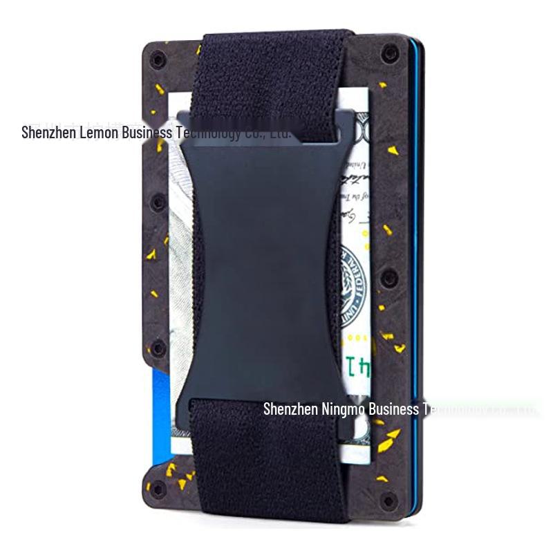 Forged Carbon Fiber RFID Blocking Metal Card Holder