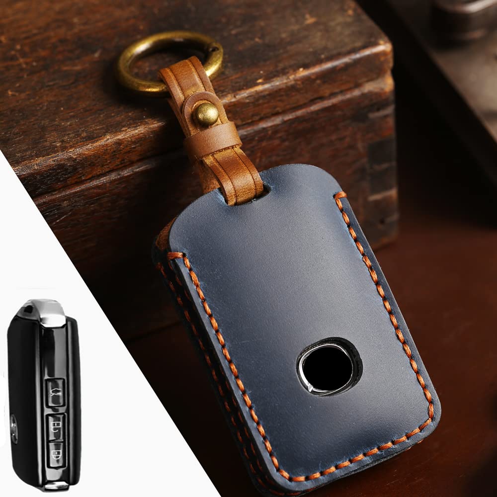 [Kinotaka] New Mazda 3 Genuine Leather Key Case Key Cover