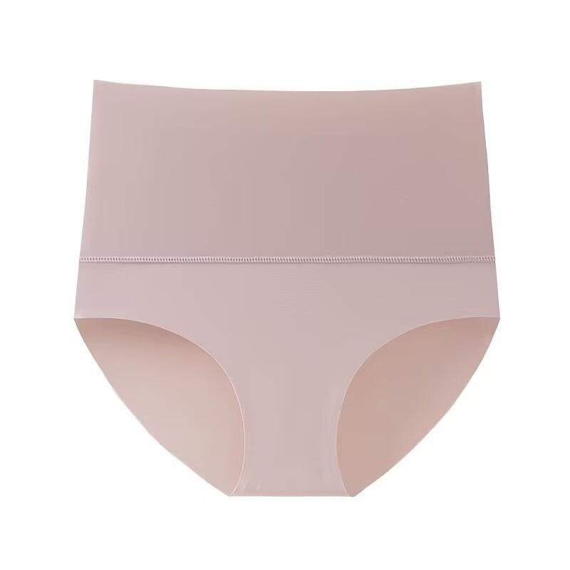 

Высокая талия бесшовное нижнее белье для плоского живота Женские женские вафельные трусики для живота трусы для увеличения бедер дышащее корректирующее белье XXL розовый