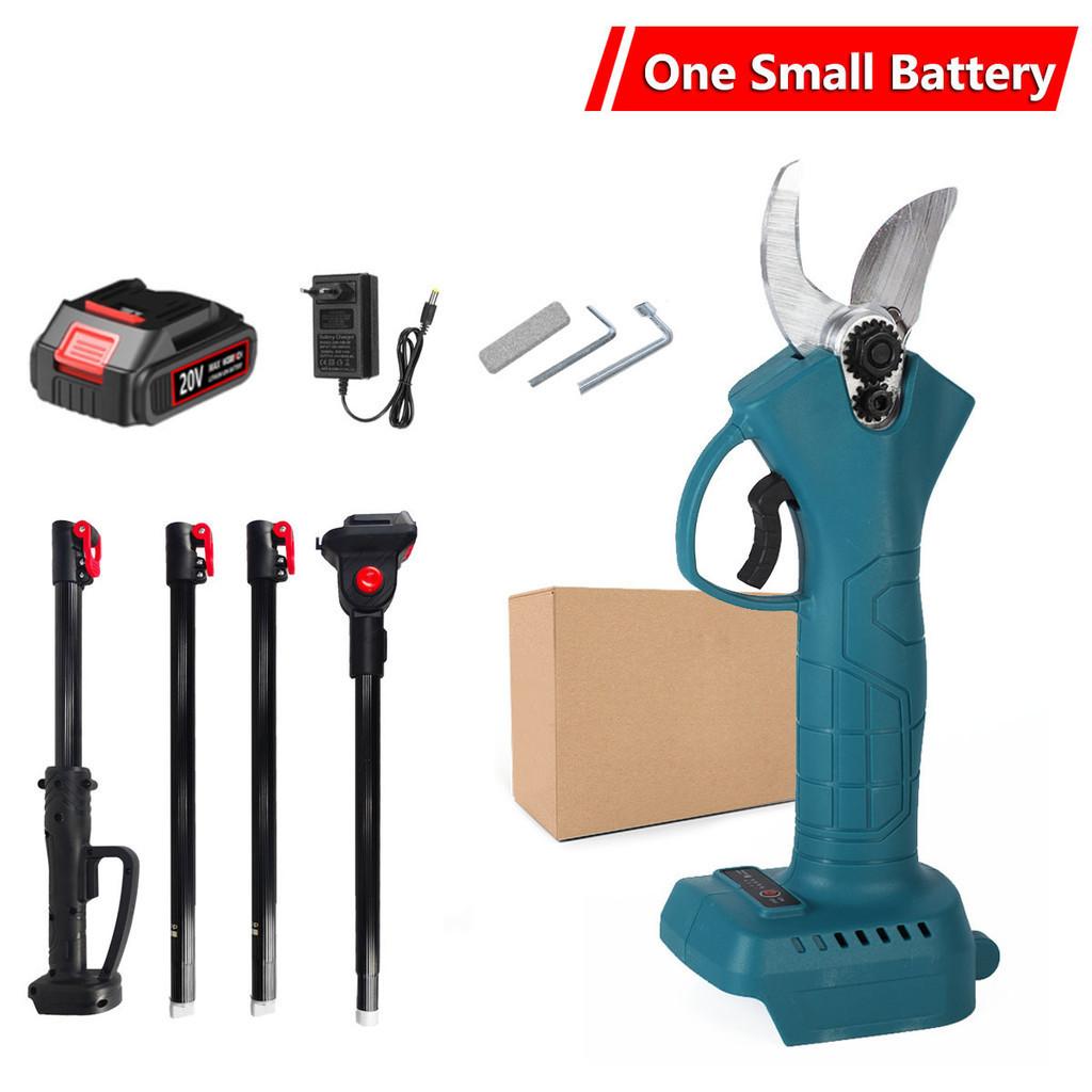 

2.3M удлинитель для стержня бесщеточный аккумуляторный электрический ножницы портативный секатор эффективный фруктовый дерево бонсай обрезка веток резак синий