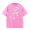 A Goose Full Of Doubts Graphic T-Shirt Summer O-Neck Short Sleeve Tee Retro Loose Casual Tops
