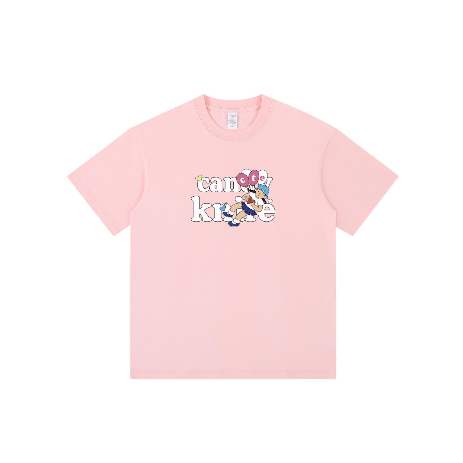 

Unisex Summer Cartoon Print Casual T-shirt – Multicolor, Short Sleeve, American Style XL