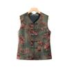 Women's Tang Suit Vest: Spring/Autumn Style for Middle-aged/Elderly, Grandma/Mother's Cardigan