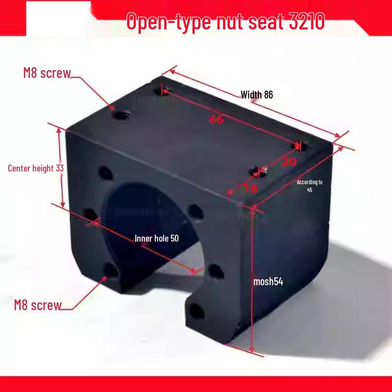 MLM Precision Iron Nut Seat Slide Module 2505/3205/4010/5010 for CNC Machines