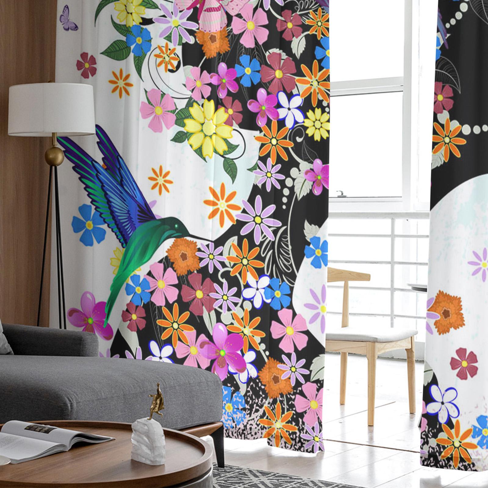 Фэнтези Женщина Бабочка Цвет Цветок Тюль Шторы Для Украшения Гостиной Современные — фото 5