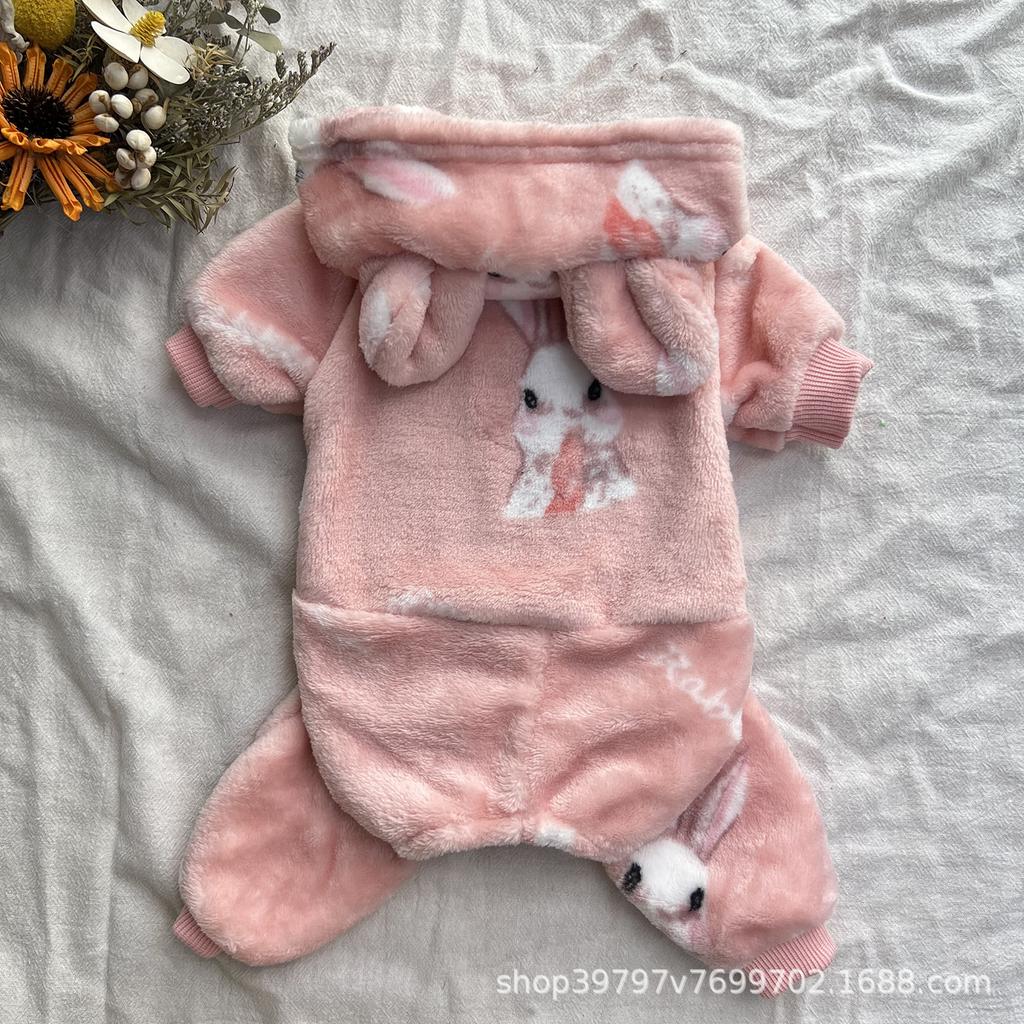 Dog clothes autumn and winter new small and medium-sized dog double-sided flannel teddy VIP pieces