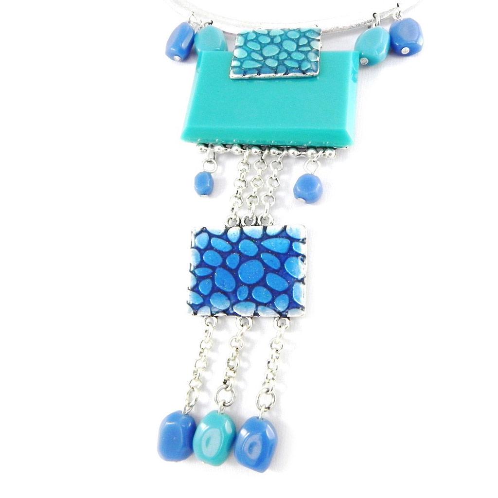 Les Trésors De Lily [H3587] - Collier Créateur 'Anamaya' turquoise