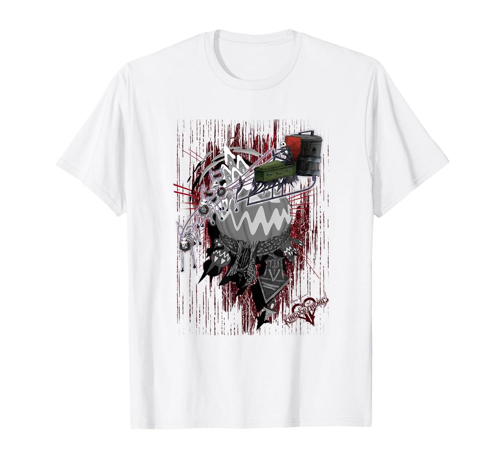 Disney Kingdom Hearts Jack Skellington Crossover Large Poster T-Shirt