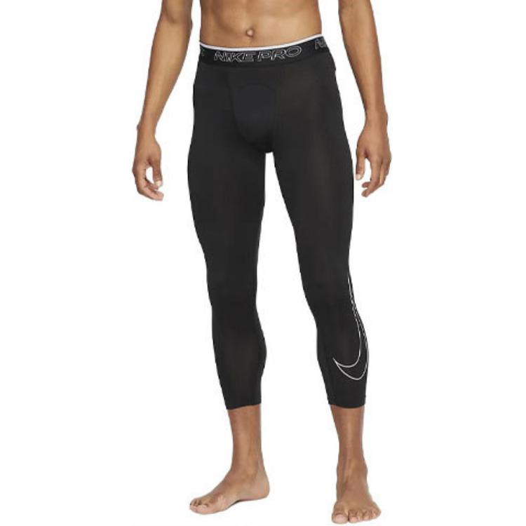 Nike Pro Dri-FIT Slim Fit Fitness Long Pants Men Bottoms Black DD1919-010