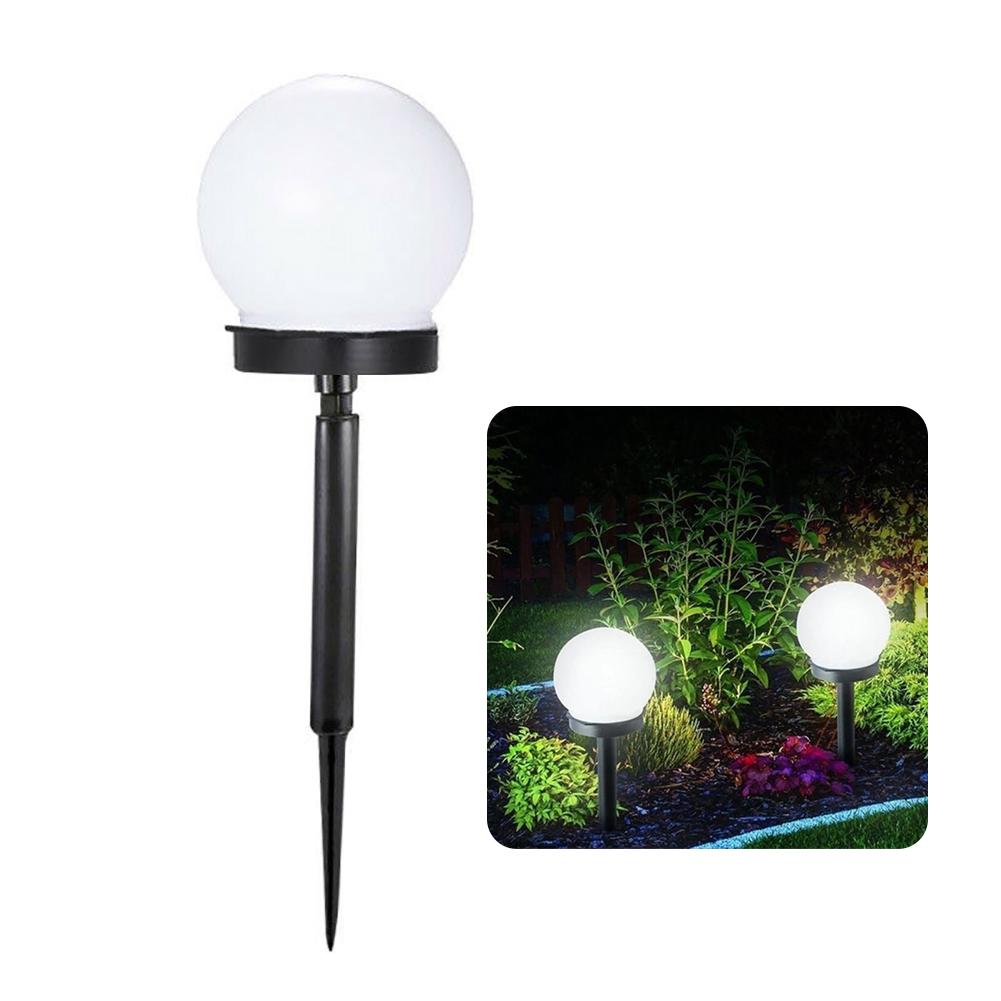 Solar Powered LED Bulb Lamp Energy Light Waterproof Outdoor Garden Light Street Solar Panel Ball Lights Lawn Yard Lamp