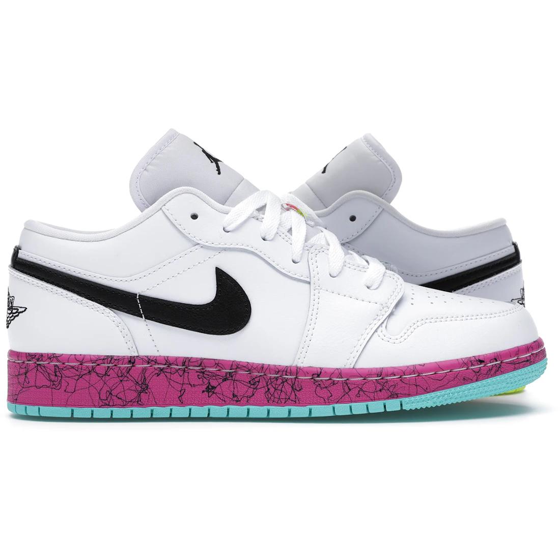 

Новые кожаные кроссовки Jordan Air Jordan 1 Low GS для баскетбола CV9548-100 36.5