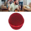 Replacement Microphone Grille, Rust-Resistant Mesh Microphone Grill Head with Stainless Steel Noise Reduction and Compact Built-in Foam Windscreen for